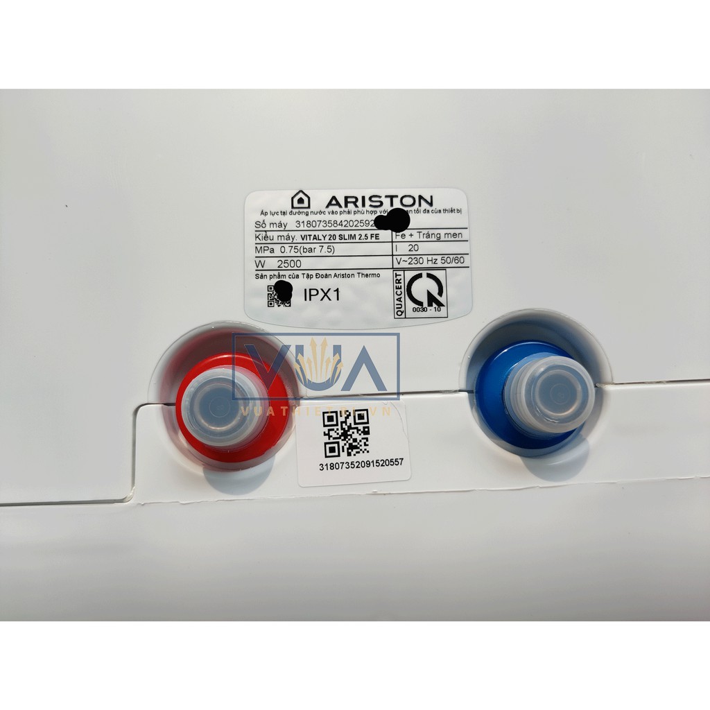 ARISTON VITALY 20 SLIM - Bình nóng lạnh gián tiếp