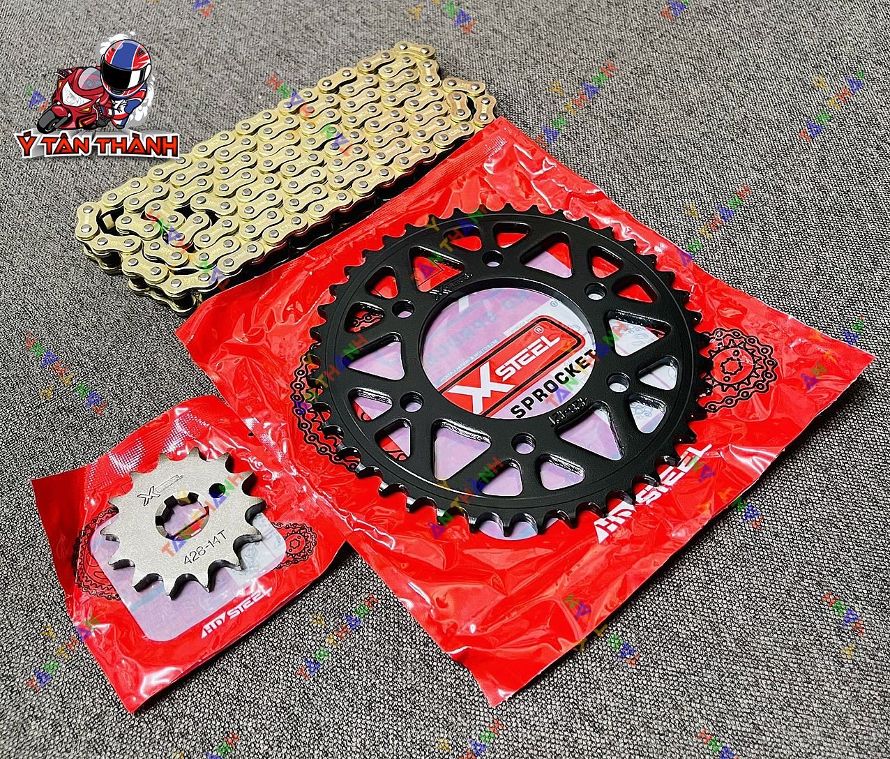 Nhông Sên Đĩa X1R Exciter 150 Đen