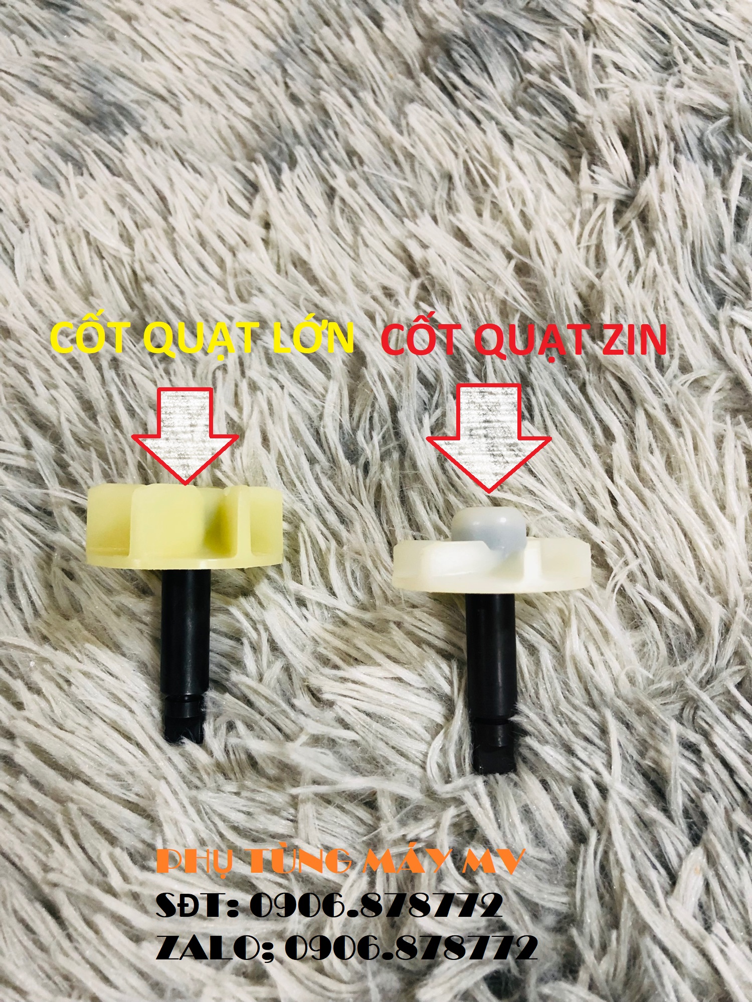 Cốt quạt bơm nước cánh lớn cho xe Ex135/150. Yêu Thích ❤️❤️❤️