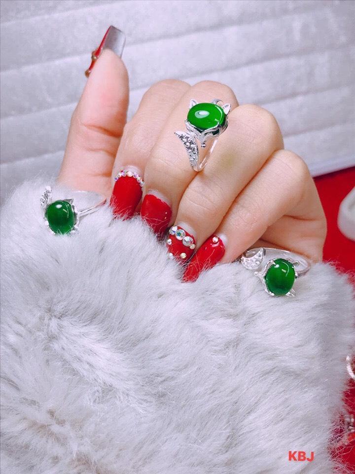 Nhẫn hồ ly đính đá
