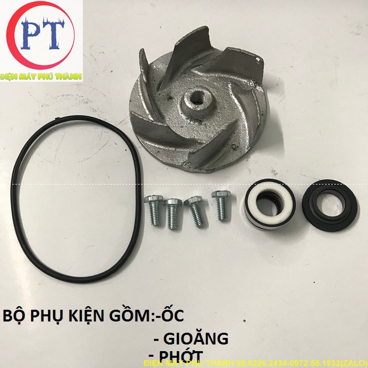 Đầu bơm ra 76mm -  Chế máy bơm  750W