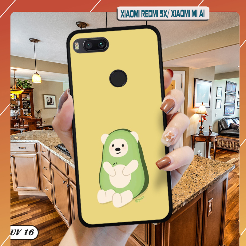 Ốp Xiaomi Mi A1 lưng nhám -ngộ nghĩnh