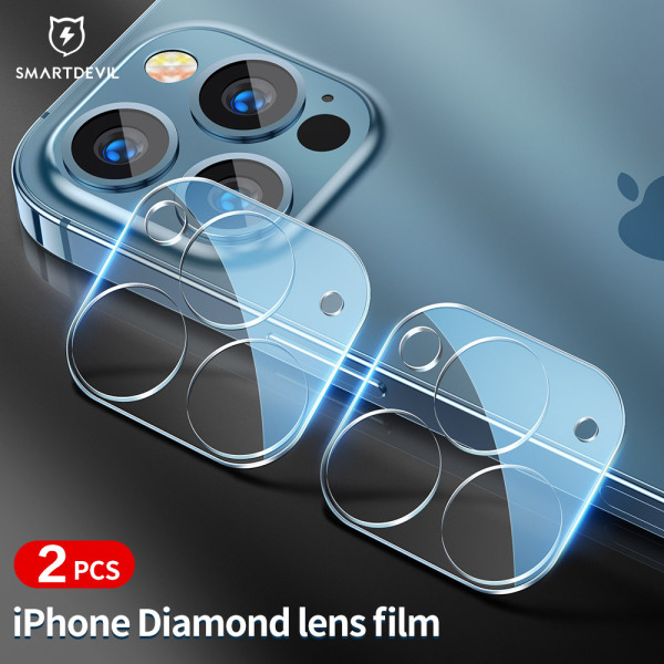 SmartDevil Ống Kính Toàn Màn Hình Kính Cường Lực Cho iPhone 13 Pro Max 12 Pro Max 13 Mini 12 Mini Điện Thoại Di Động Ống Kính Bảo Vệ Phim Chống Trầy Xước Và Ống Kính Kim Cương Chống Mài Mòn