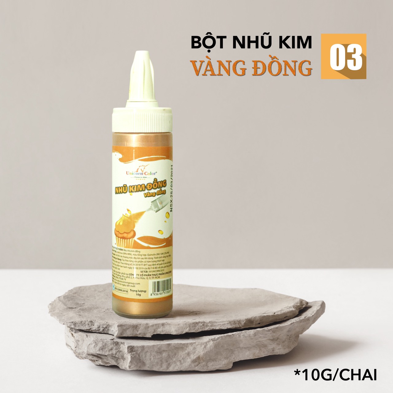 Màu Nhũ Phun Thực Phẩm - Unicorn color (Spray food color Unicorn)