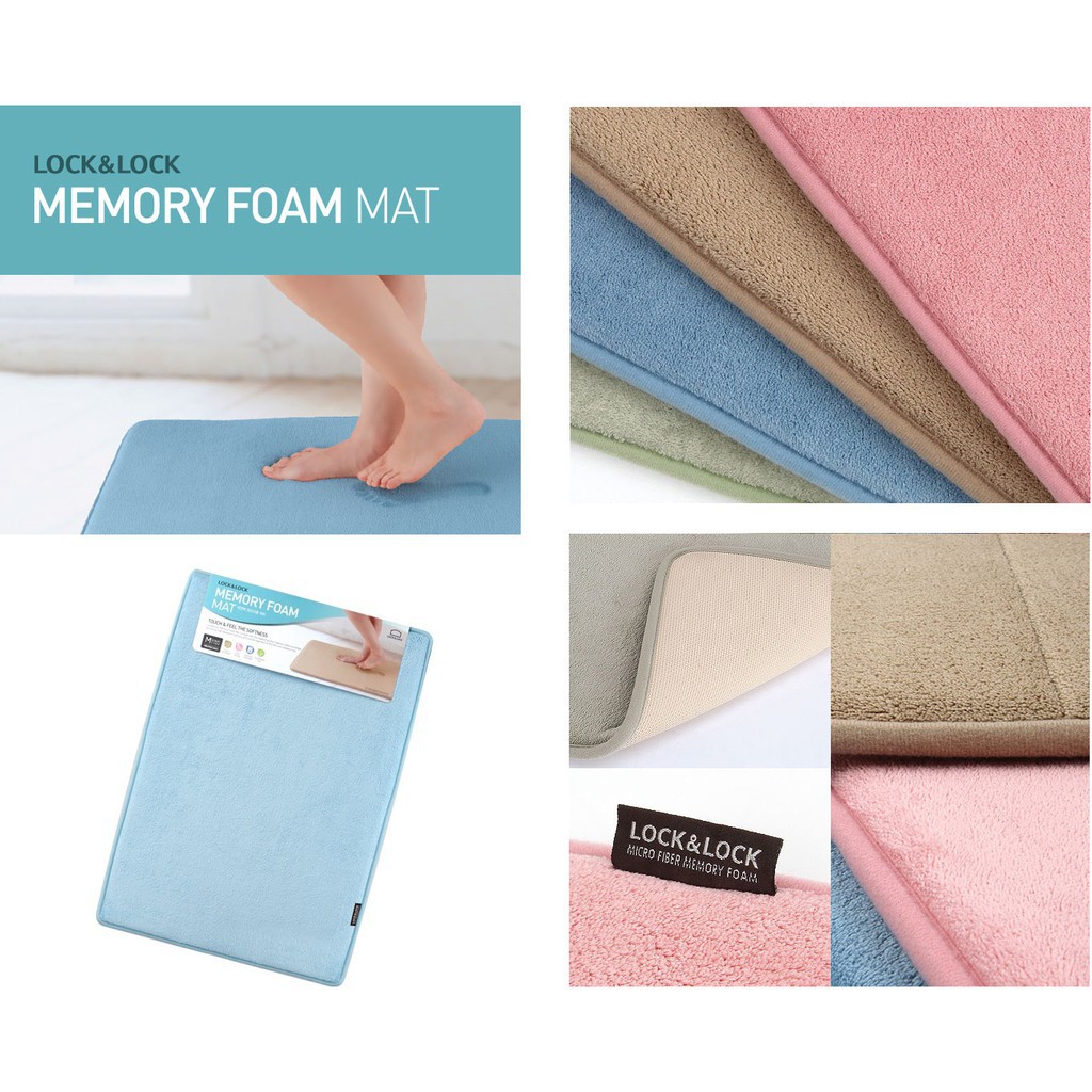 Thảm chùi chân Lock&Lock Memory Foam Basic MAT513