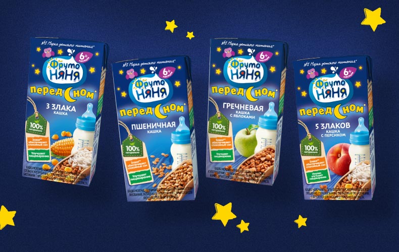 Sữa đêm Fruto 200ml Nga cho bé từ 6 tháng đến 3 tuổi đate 07 2021