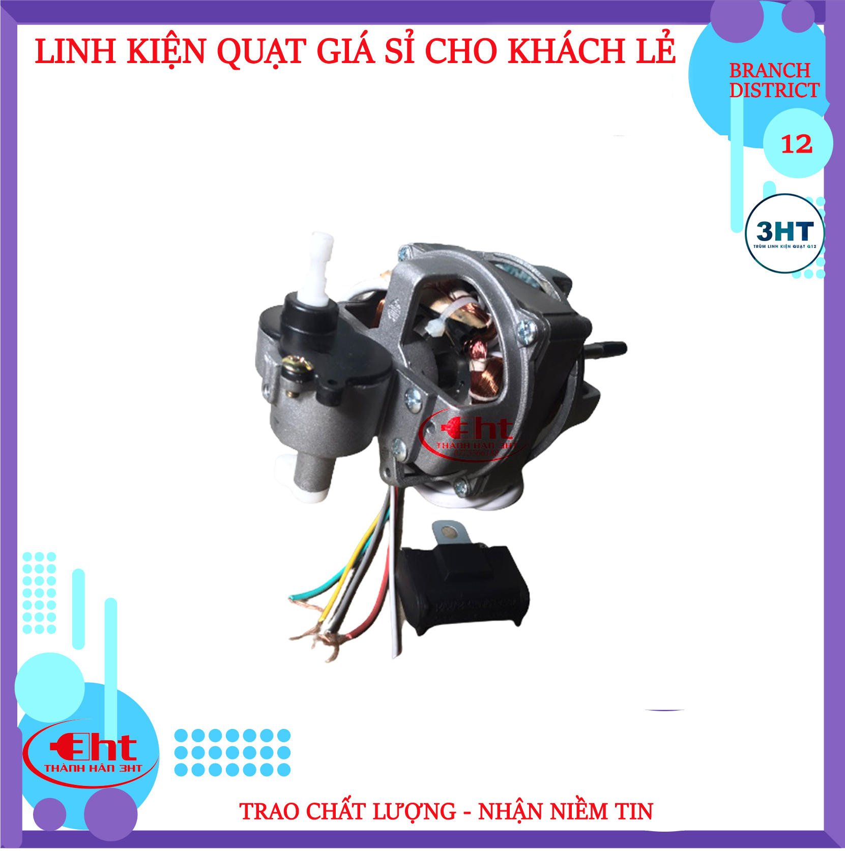 Moter Thay Thế Quạt Senko - Asia