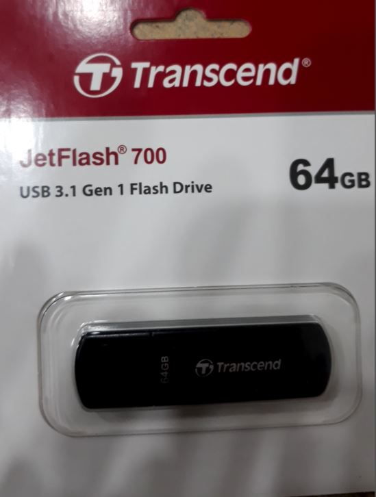 Usb 64GB Transcend  JF700 (Đen) Chính Hãng