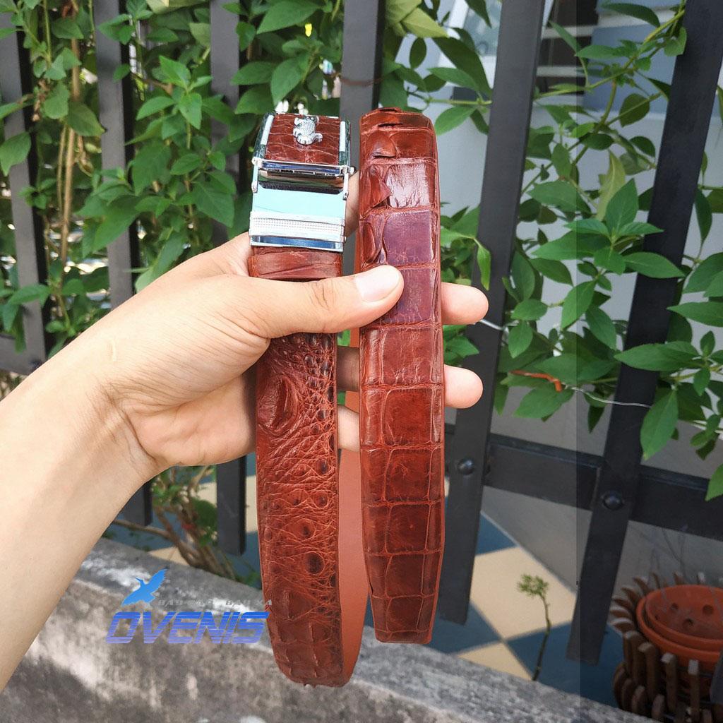 [FREE SHIP] Nịt Nam Da Cá Sấu [DÂY LIỀN CAO CẤP] Da Cá Sấu Thật Rất Sang Trọng