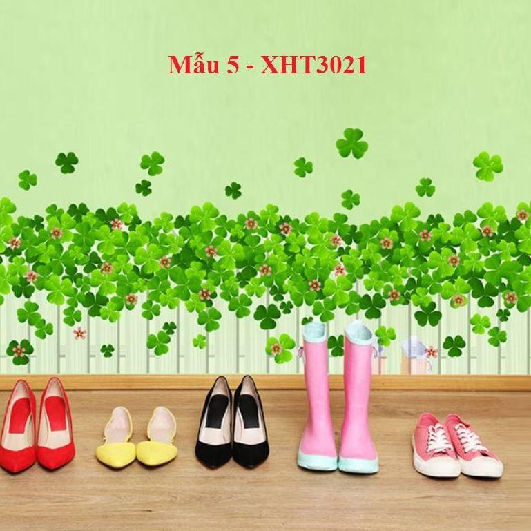 [Các mẫu bán chạy] Decal chân tường hàng rào
