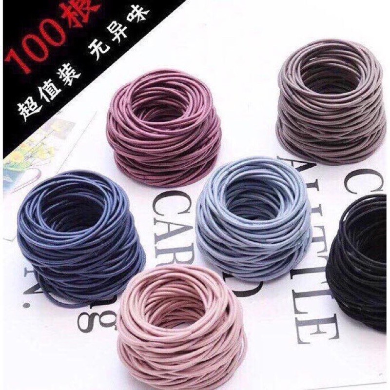 DÂY CHUN BUỘC TÓC NHIỀU MÀU KIỂU HÀN QUỐC