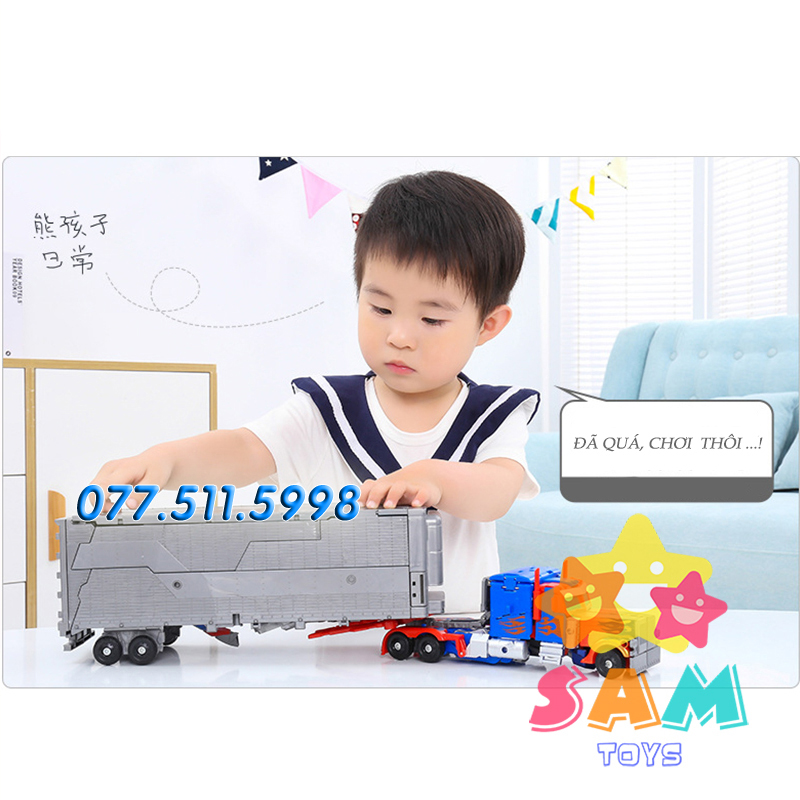 Mô hình Robot Optimus biến hình Jetway và Skyfire đẹp mắt.