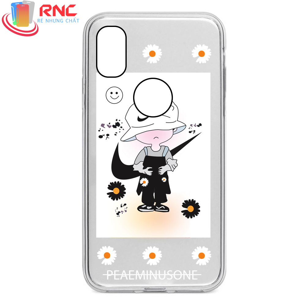 [HCM]Ốp lưng Vsmart Joy 1 Hoa Cúc Peaceminusone dẻo trong Silicone in hình(sản phẩm có 6 mẫu)