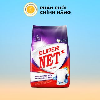 Bột Giặt Super Net Tẩy Trắng Quần Áo Hương Hoa Anh Thảo Ý 3kg Túi thumbnail