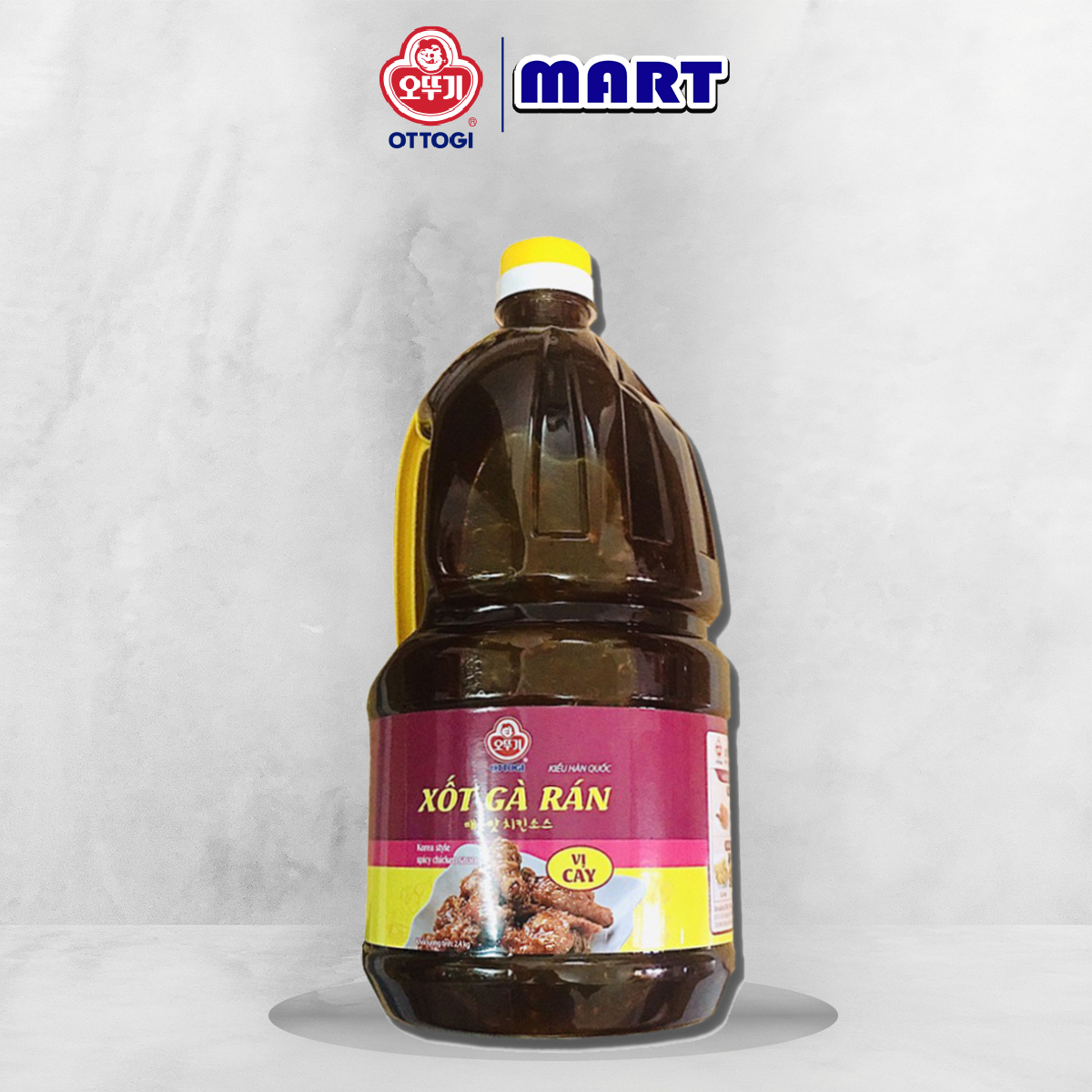 [FREESHIP️] - Sốt Gà Rán Ottogi Chai 2.4KG - Vị Cay