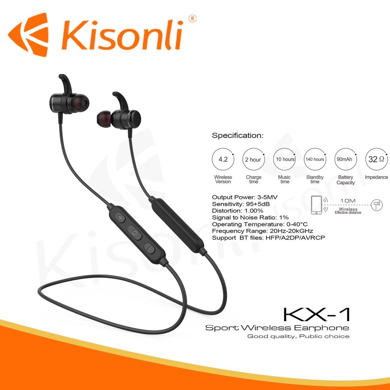 [HCM]Tai Nghe Bluetooth Kisonli  KX-1