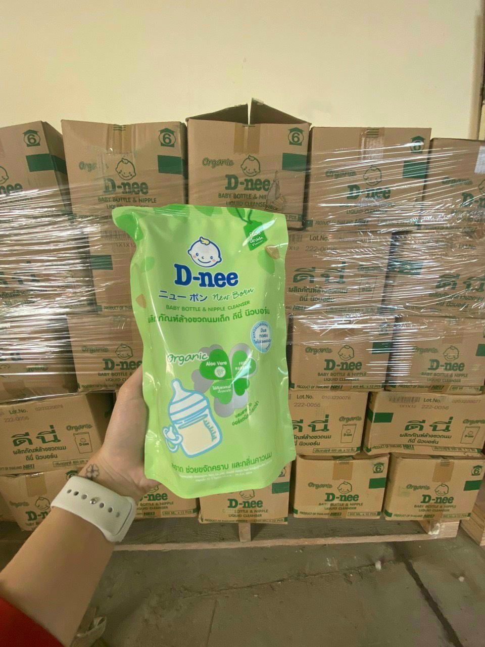 [ MẪU MỚI] Nước rửa bình sữa Dnee Organic Túi 600ml, Chai 620ml Thái Lan