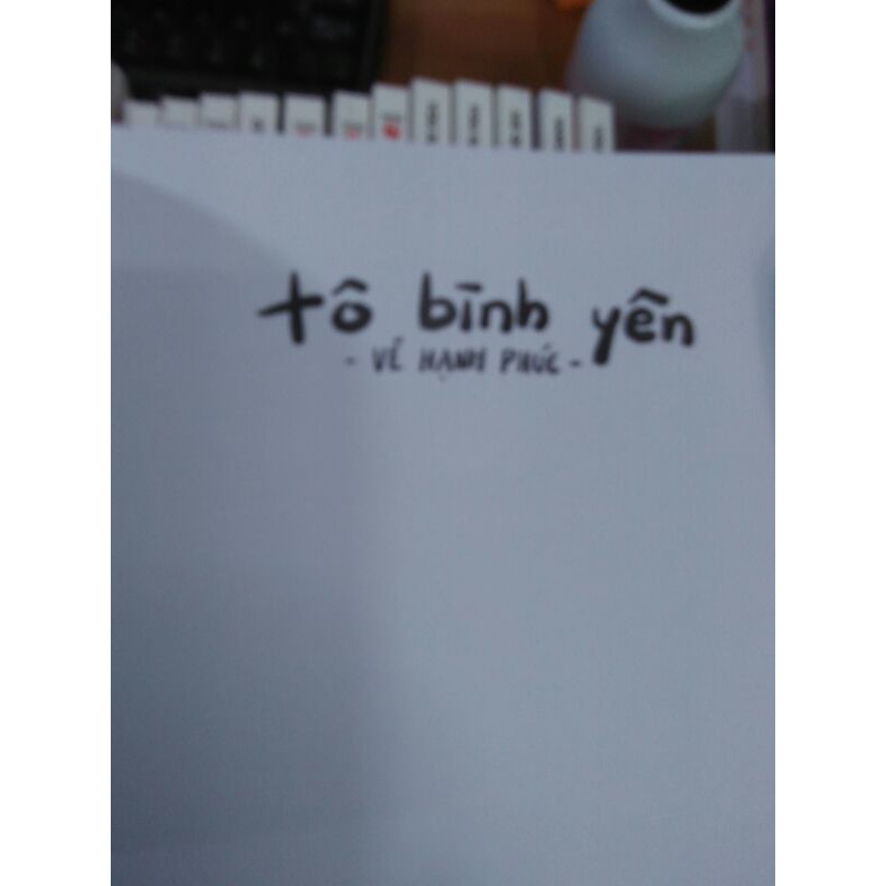 Tô màu Tô bình yên vẽ hạnh phúc ( AZ )