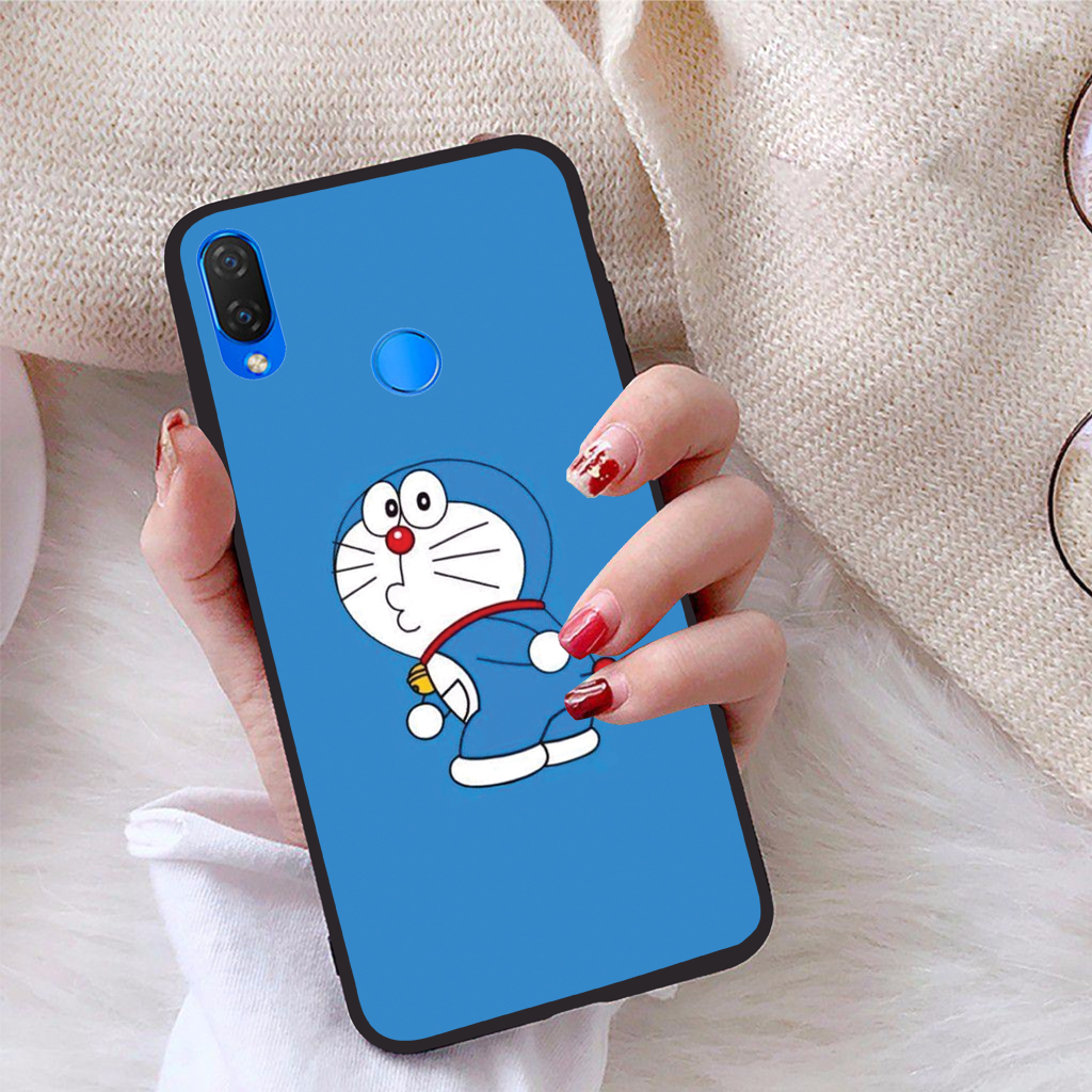 [HCM]Ốp lưng iCase dành cho Huawei Nova 3i viền dẻo TPU BST Mèo Máy Thông Minh