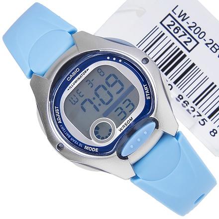 Đồng hồ nữ dây cao su Casio Anh Khuê LW-200-2BVDF