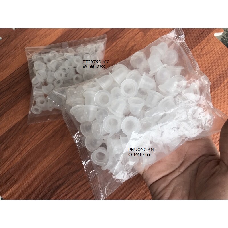Chum silicon, chum nhựa đựng mực (~100 chiếc)