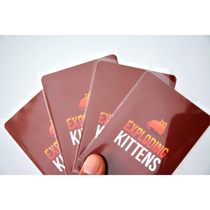 Sleeves bọc bài Mèo nổ Exploding Kittens bảo vệ bài 5.7 x 8.8 cm