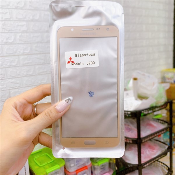 Kính ép Samsung J7 2015 J700 có keo OCA
