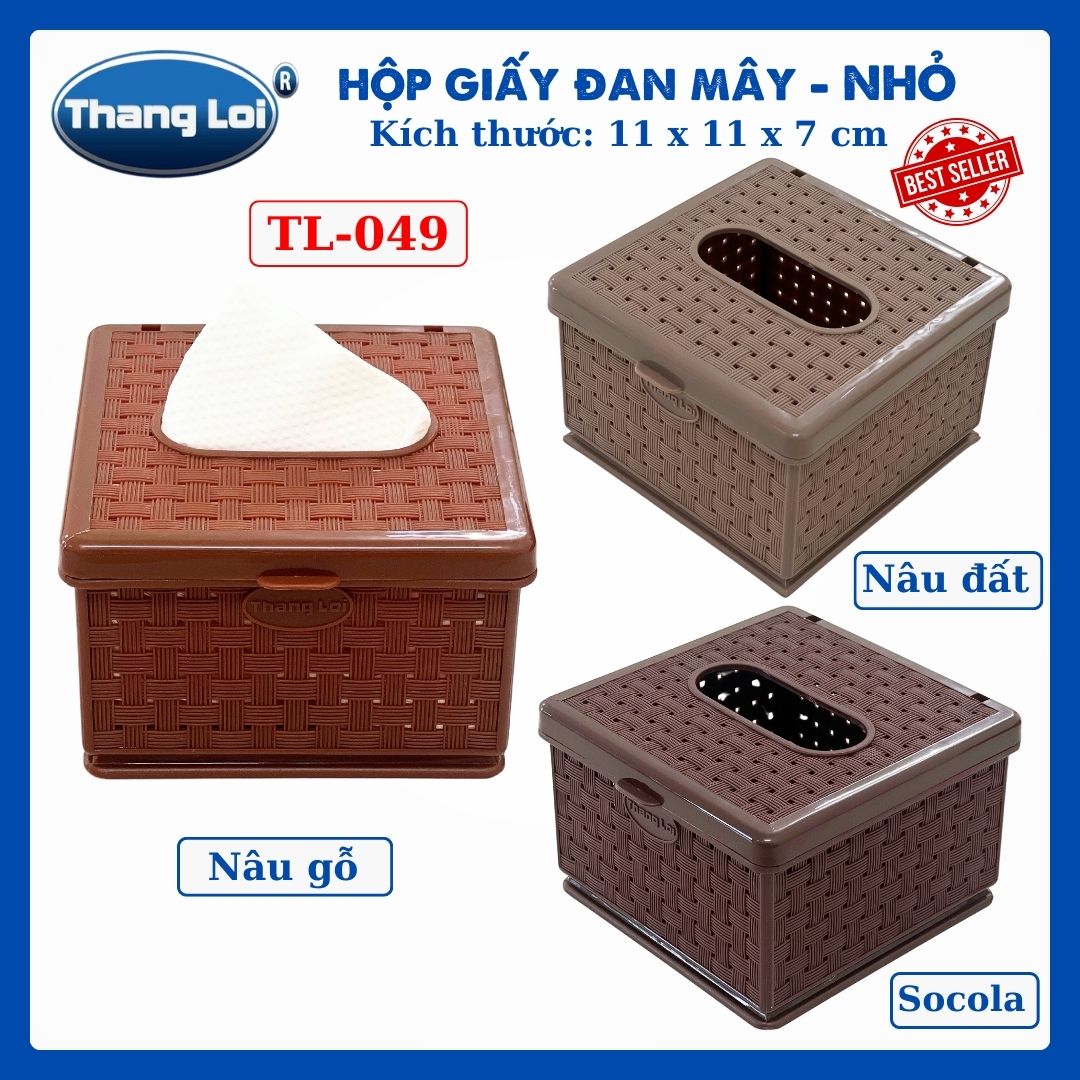 Hộp Đựng Khăn Giấy Vuông Size Nhỏ