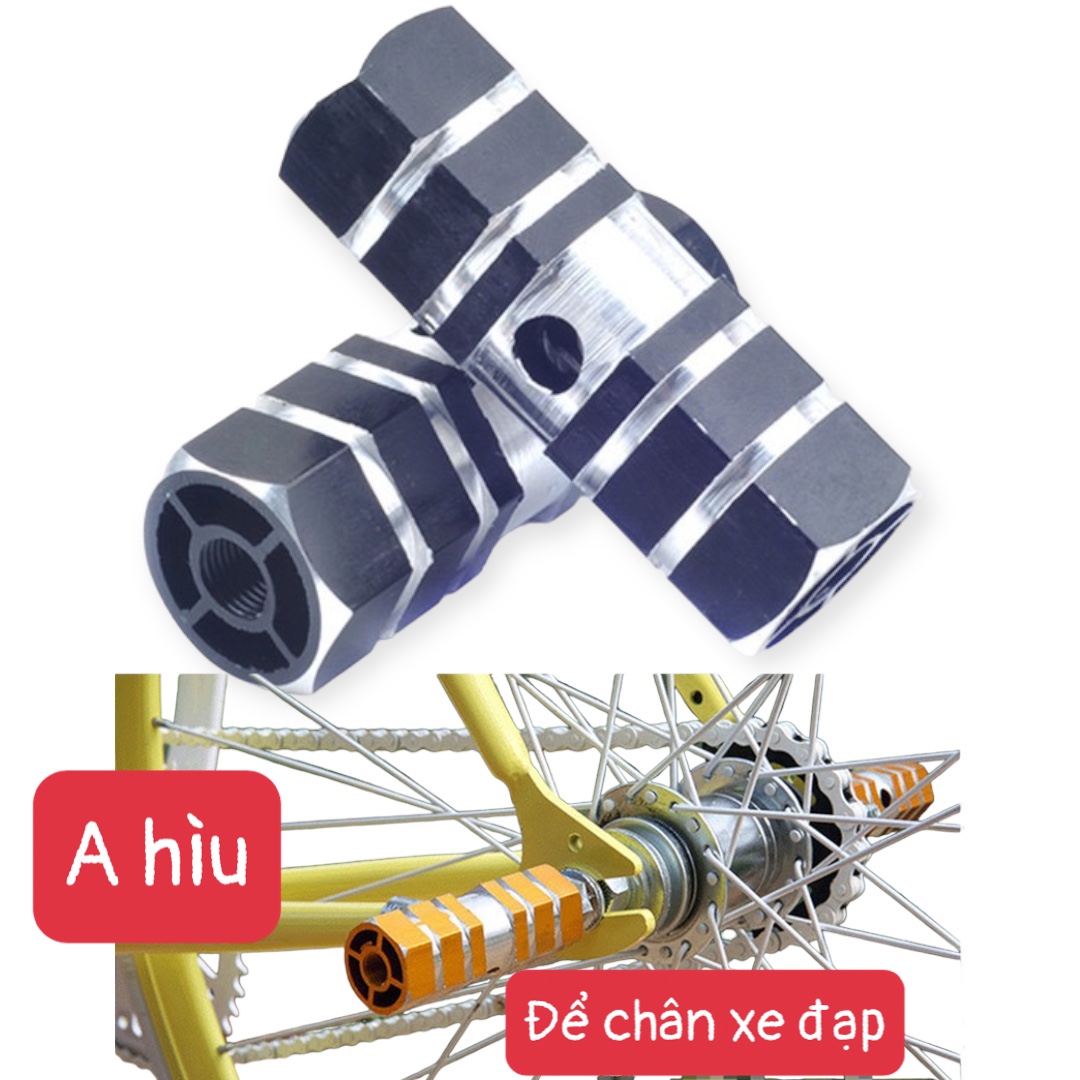 Gác chân xe đạp - để chân cho xe đạp 1 đôi = 2 cái