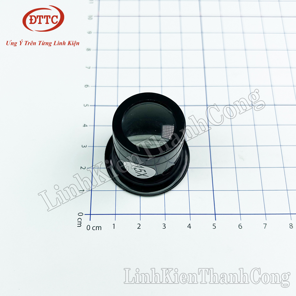 Kính lúp kẹp mắt 15x hỗ trợ sửa chữa