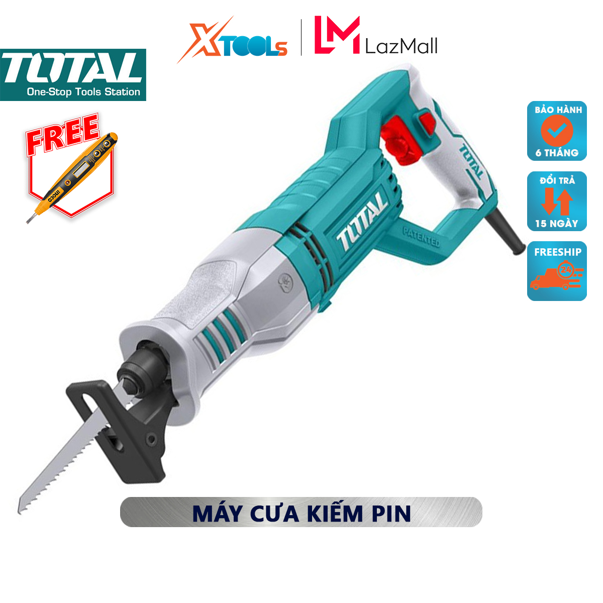 Chainsaw sword portable total TS100806 chainsaw sword have voltage 220V, 750 W, no-load speed 900-3300 rpm, speed change flexible saw wood, cutting is much metal iron, aluminum, zinc genuine in [XTools mall]