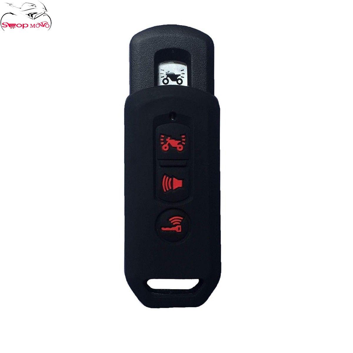 Bọc (Bao) Silicon Cho Chìa Smartkey SH 2016-2019 sh modePCX (Màu Đen)