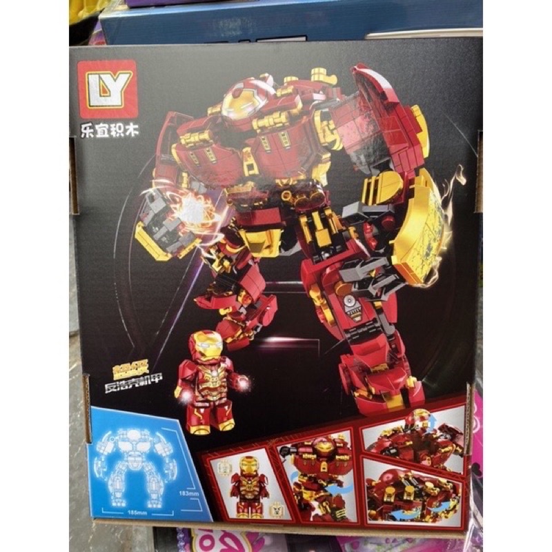 Lego - LY 76015 Avengers ( Đồ Chơi Xếp Hình Chiến Giáp Hulk Buster 650 Mảnh )
