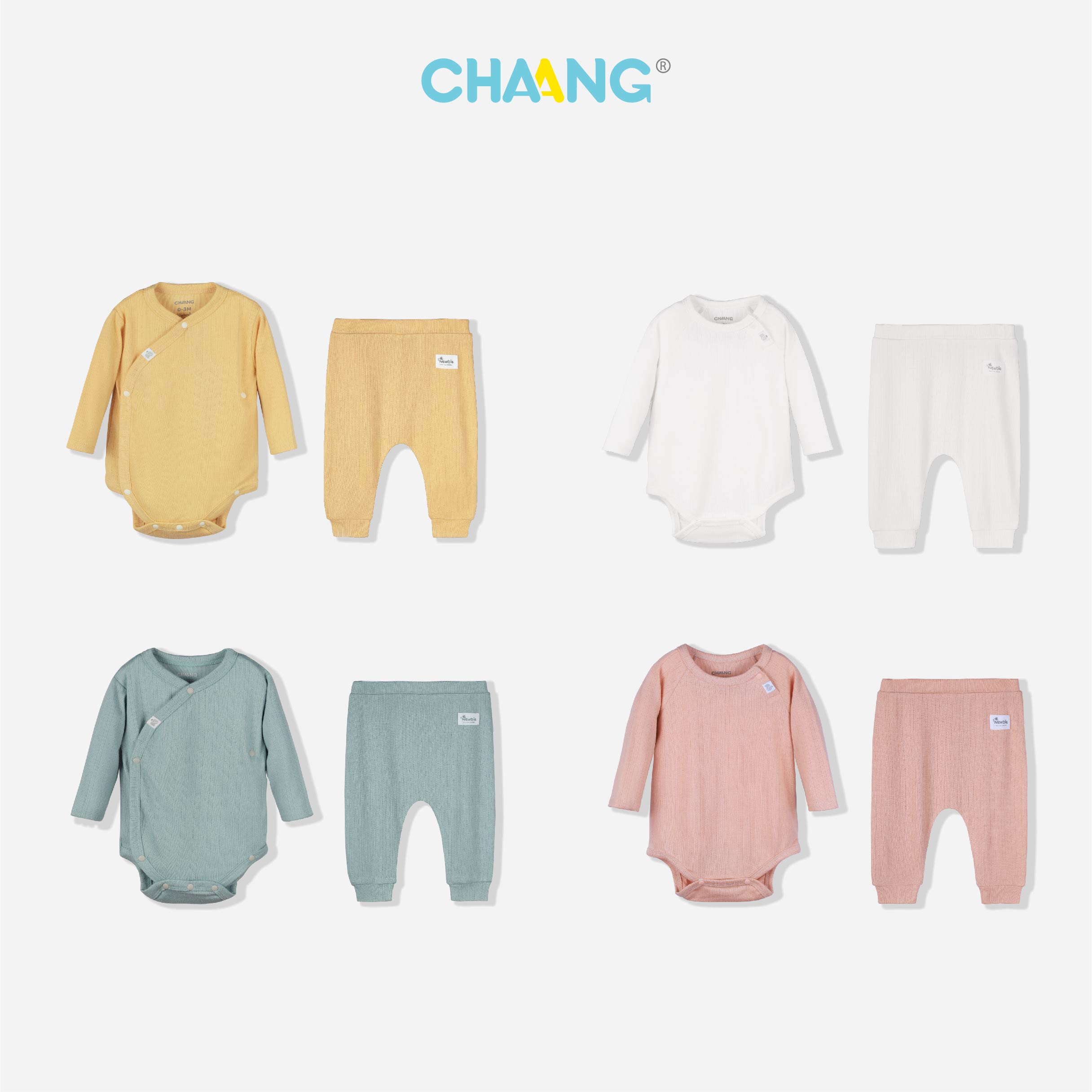 [CHAANG] Bộ body chip sơ sinh Music Chaang