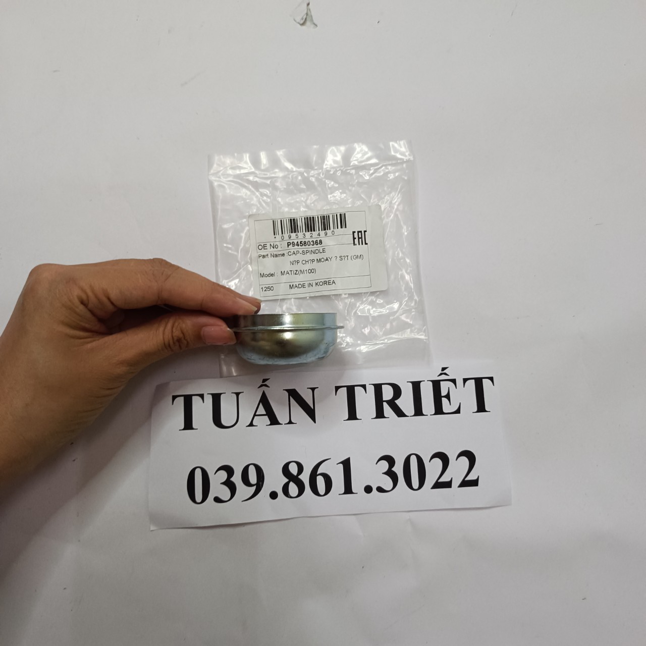 Nắp chụp moay ơ/ may ơ Matiz 2 - Phụ tùng Tuấn Triết