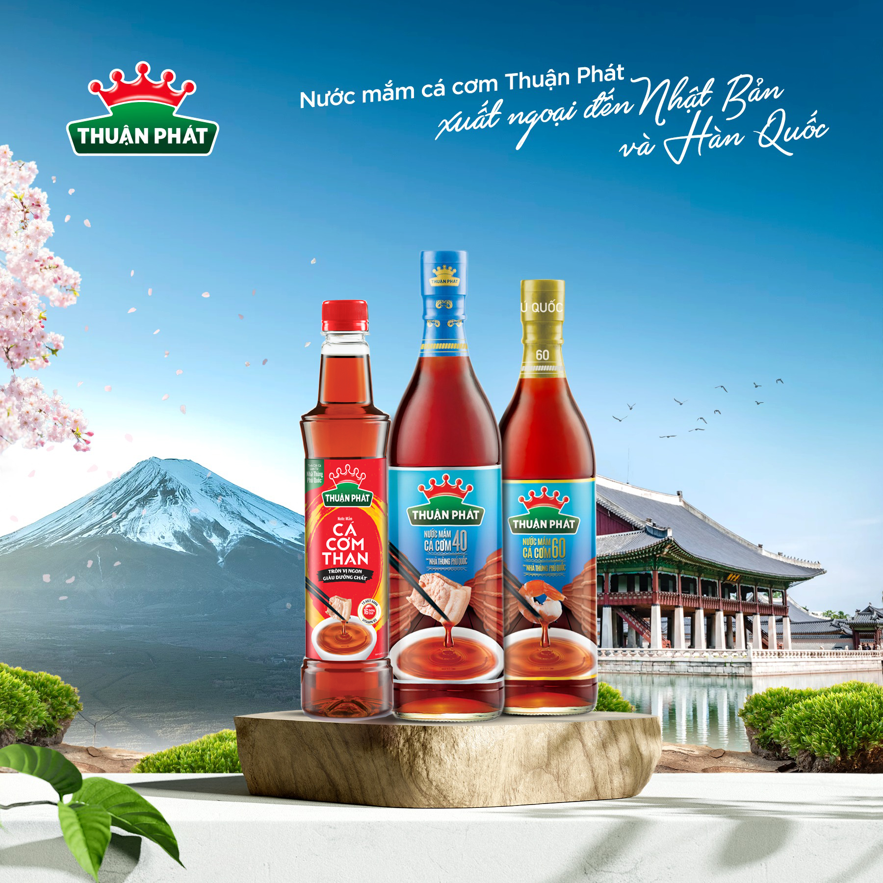 Nước Mắm Thuận Phát Cá Cơm Than 740ml - Với 16 dưỡng chất
