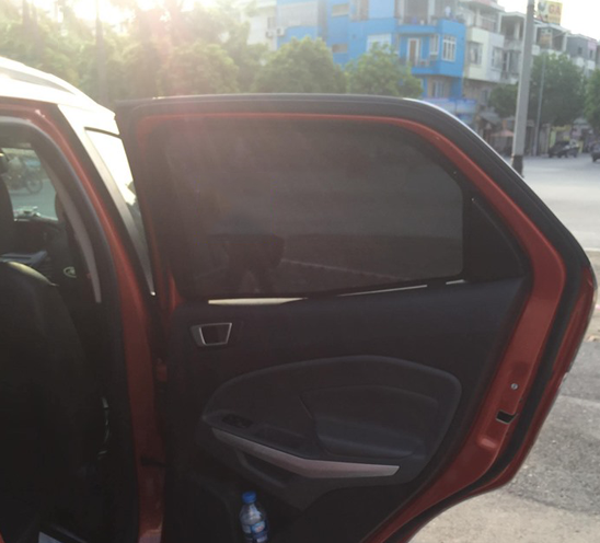 Che nắng nam châm xe Ford Ecosport 2014-2015-2016-2017-2018-2019-2020-2021, tấm che nắng, bộ 4 rèm che nắng kính sườn dành cho xe Ford Ecosport , loại 1 dày dặn, nam châm cực hút, thiết kế chuẩn form xe