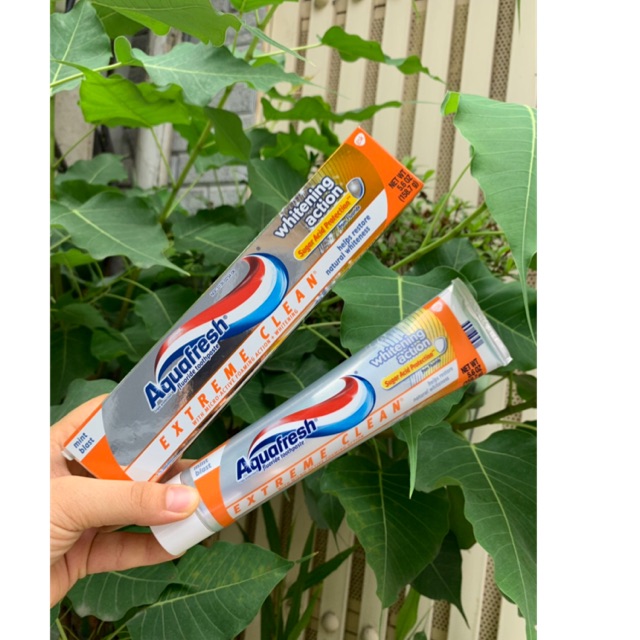Aquafresh whitening action cream 159g American toothbrush