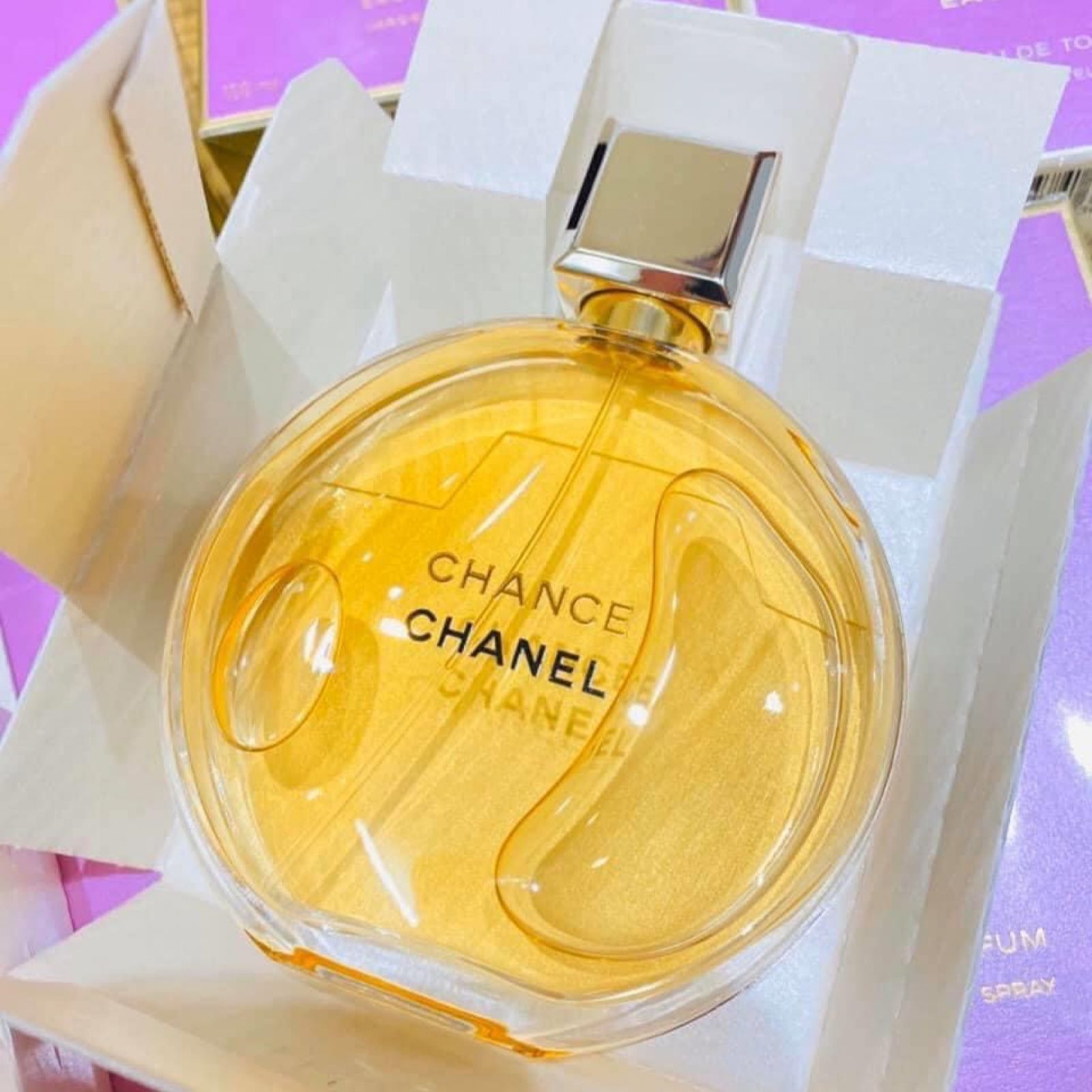 Nước Hoa Nữ Chance Chanel Vàng 100ML - Hương Thơm Ngọt Ngào
