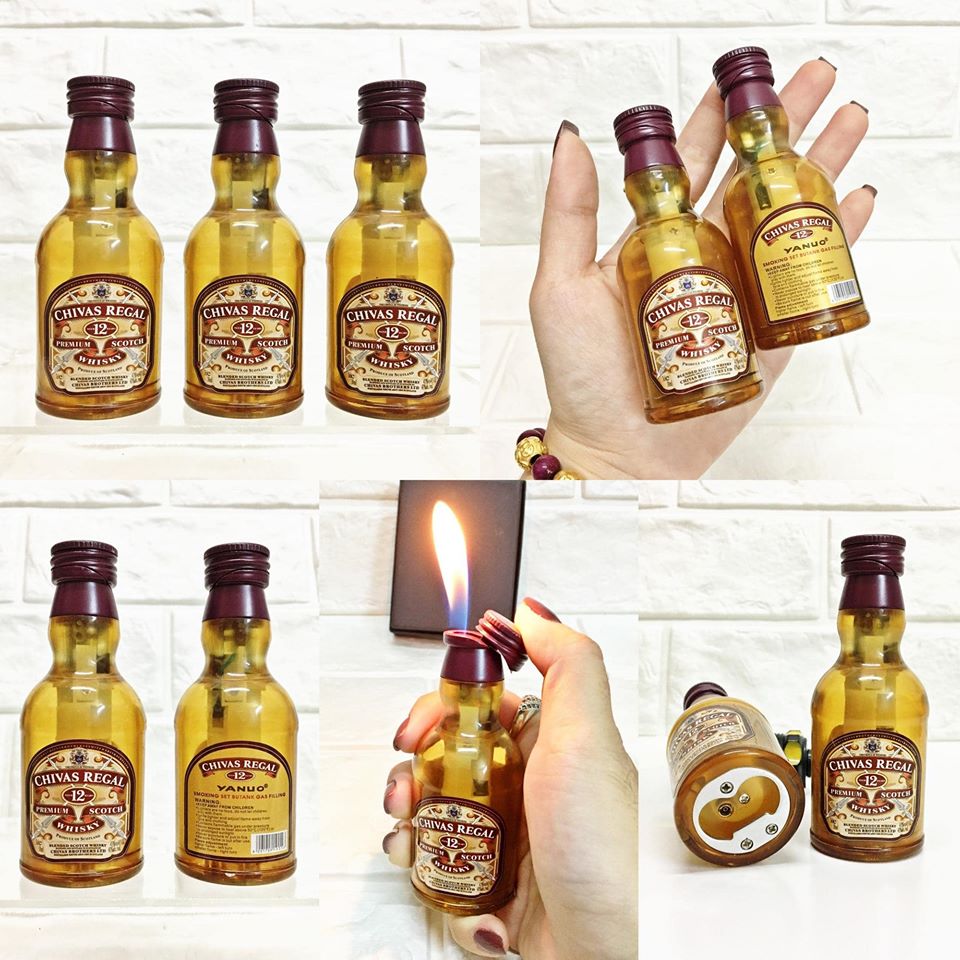 [HCM]Bật Lửa Gas Đồ Khui Hình Chai Chi Vas 12