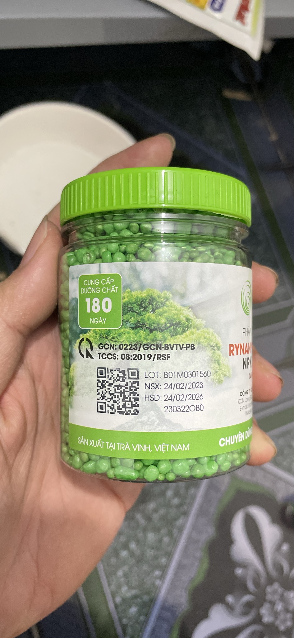 Phân bón tan chậm RYNAN  dùng cho cây kiểng