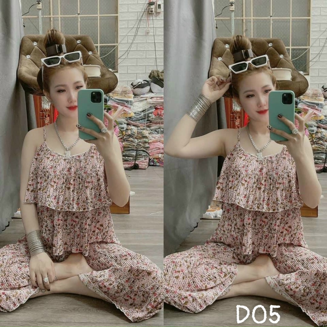 sét lụa hoa cao cấp đủ màu xinh lung linh ld22