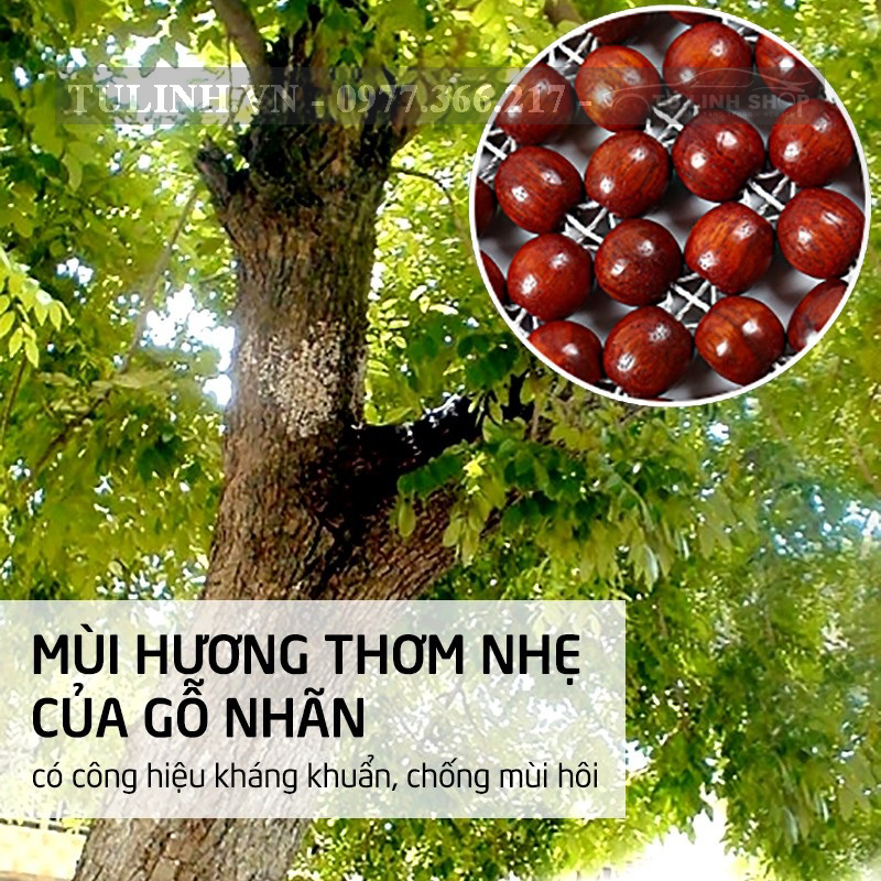 Lót hạt gỗ Nhãn, Hương, Pơ mu cho ghế xe hơi và xe ô tô và ghế văn phòng dễ dàng sử dụng