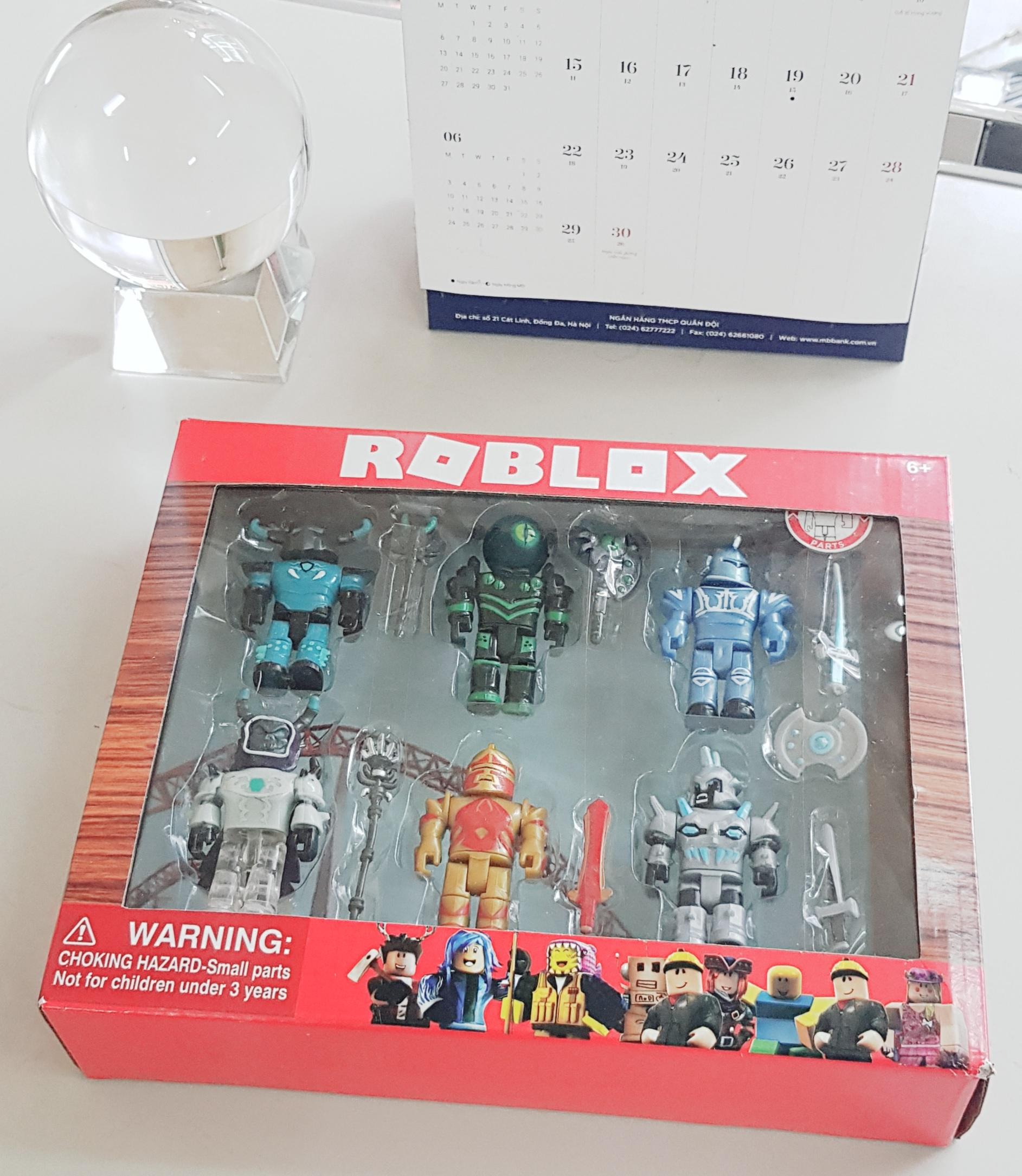 Bộ 06 Mô Hình Nhân Vật Roblox Cao 7cm - Có Hộp Không Code