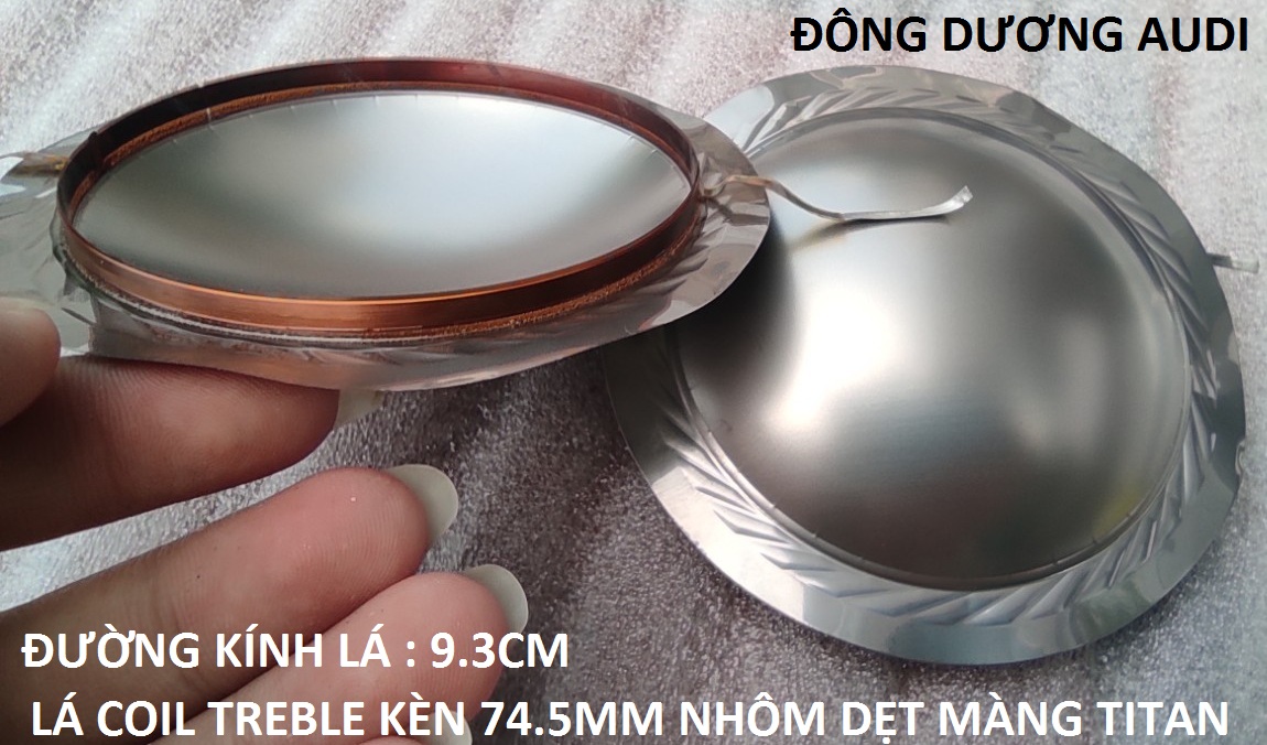 Lá côn treble 74.5mm dây nhôm dẹt - giá 1 cái