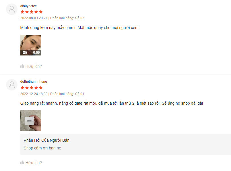 Kem Dưỡng Trắng Da Atlie Vitamin E Cream (số 1 và 2)