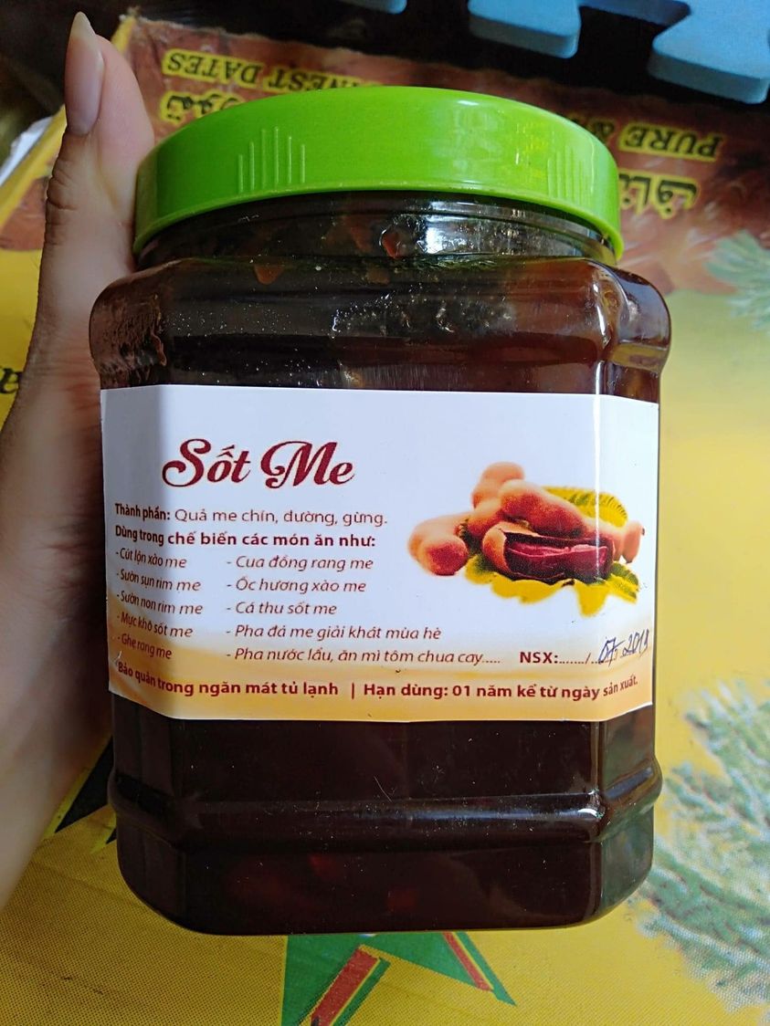 Sốt me nguyên chất dùng để pha me đá, chế biến các món ăn