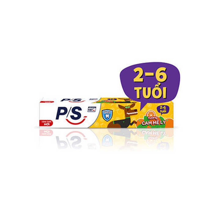 Kem đánh răng p/s bé 2-6 tuổi cam mê ly 45g