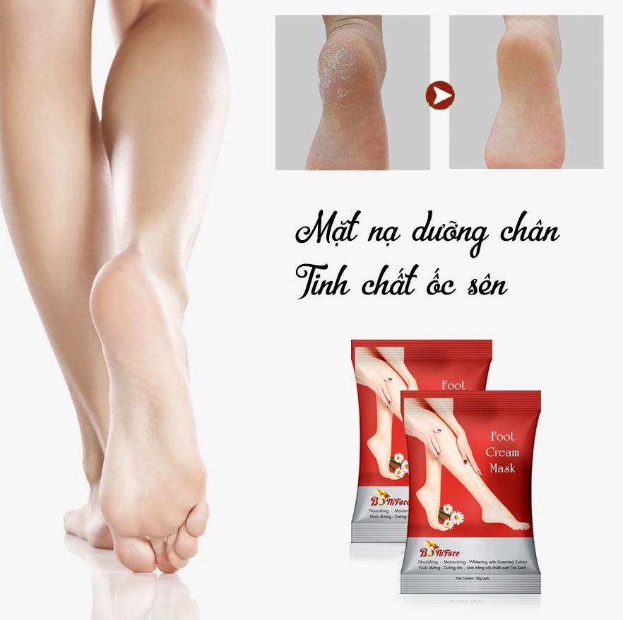 HCMdưỡng da chân mềm mịn - FOOT CREAM MASK
