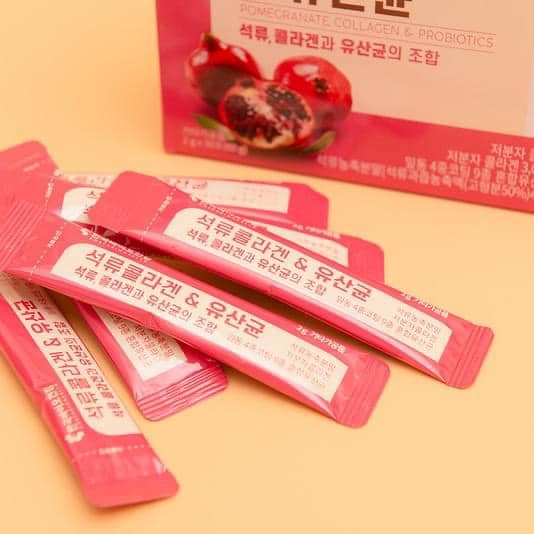 Bột Collagen Uống Lựu Đỏ Bio Cell Hàn Quốc